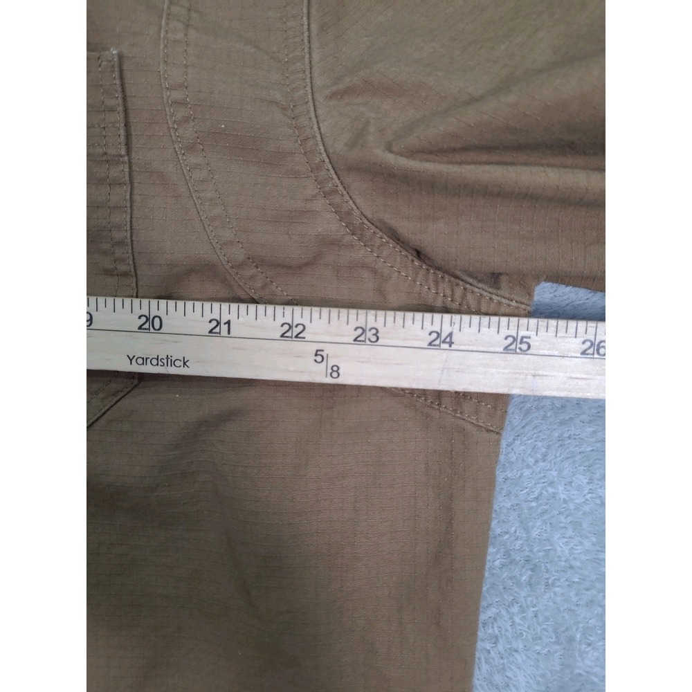 CE Schmidt Brown Ripstop Button Up Shirt Workwear Mens Size‎ XL Heavyweight - Picture 5 of 8
